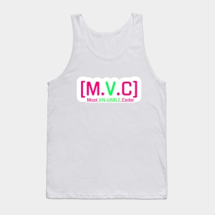 M.V.C - Most Value Coder Tank Top